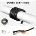 thumbnail image 6 of BN-LINK 6ft Indoor Outdoor Extension Cord 16/3 SJTW, 2 Pack, Black, 3-Prong, Weather Resistant & Flame Retardant, for Indoor, Garden, Landscaping & Holiday Decorations, ETL, 6 of 8