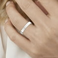 thumbnail image 3 of Pompeii 4mm Flat High Polished Wedding Band 10K White Gold (,), 3 of 4