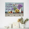 thumbnail image 6 of Farmhouse Lavender Wall Art Kitchen Rustic Sunflower Hummingbird Pictures Wall Decor Inspirational Quotes Canvas Painting Print Artwork Home Decor Framed for Living room Bedroom Bathroom 16"×12", 6 of 6