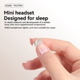 thumbnail image 5 of AI Smart Mini Invisible Sleep Wireless Bluetooth Headphones,Wireless Earbuds,Sleep Earbuds Side Sleepers, Invisible Headphones, Bluetooth Headset, Perfect for Side Work Study Hiking and More, 5 of 7