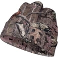 thumbnail image 1 of Tuque de Chasse Camouflage à Revers pour Hommes, Légère, Extérieure, Exercice, Décontractée, Douce, Chaude, Hiver, Bonnet, 1 of 5