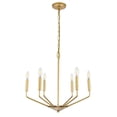 thumbnail image 3 of Indoor Home Decorative Midcentury Modern Enzo 6 Light Brass Pendant, 3 of 7