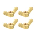 thumbnail image 1 of Latón Ala Tuercas, M8 Mariposa Tuerca Manual Giro Apriete Sujetadores para Muebles, Maquinaria, Electrónicos Equipos, 4uds, 1 of 5