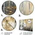 thumbnail image 3 of Designart "Dense Birch Tree Forest III" Tree Metal Art Living Room, 3 of 5