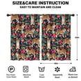 thumbnail image 2 of Blackout Kids Curtains,Shiba Inu Dog and Flower Floral Childrens Insulated Curtains Set Of 2,Bedroom Essentials,Toddler Room Decor 42x63in(106x160cm), 2 of 4