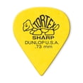 thumbnail image 1 of Púas para guitarra Dunlop Tortex Sharp, 73 mm, color amarillo, 72 unidades, 1 of 1