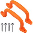 thumbnail image 1 of Empuñaduras de seguridad para parques infantiles SELEWARE, color naranja, paquete de 2, 1 of 6
