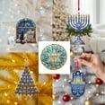 thumbnail image 4 of karymi Hanukkah Window Suncatchers Decorative Pendant with Traditional Jewish Symbols for Holiday Decor and Gift Giving House Decor Home Decor Mens Christmas Gifts, 4 of 5