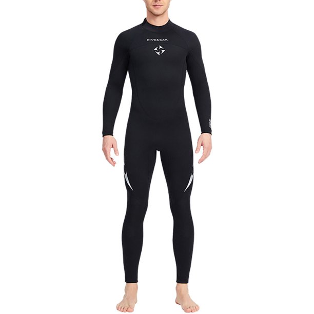 Eigraketly BUCEO SAIL 3MM Trajes de neopreno SCR Traje de buceo de neopreno Traje de baño Resistente al desgaste Traje de surf con protección para Deportes acuáticos Negro 4XL Eigraketly OD003296-07