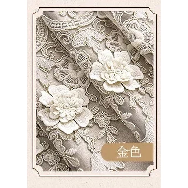 European Palace Luxury Curtains for Living Room Valance Grey Curtains Double Layer Relief Embroidered Tulle Blackout Curtains