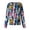 Blue-A#250526NN, variant on Cartoon Animal Print Womens Scrub Jacket Warm Up Snap Front Scrub Tops Women Stretchy S-5xl Plus Size Women’s Nurse Uniforms with Pocket