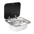 thumbnail image 3 of Évier de Lavabo RV, Surfaces Plus Lisses Grande Capacité Processus de Dessin d'Évier de Cuisine RV pour Campeurs, 3 of 7