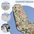 thumbnail image 7 of Bulopur Boho Front Car Seat Towel for Women Vintage Butterfly Breathable Sweat Carseat Protector with Storage Bag for Beach Vacation Soft Fit SUV Sedan Truck 1pcs, 7 of 7