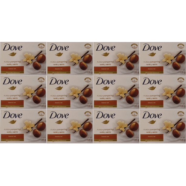 Dove Purely Pampering Shea Butter Beauty Bar with Vanilla Scent Soap 4.