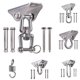 thumbnail image 1 of SUS304 Suspension Hooks Ceiling Wall Mount Fixed Plate Bag Hanger Bracket for Yoga Hammock Hanging Chair Sandbag Aerial SilksPurple He Qiyong unisex, 1 of 1