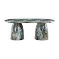 thumbnail image 5 of Meridian Furniture Cosenza Green 78" Indoor/Outdoor Concrete Dining Table, 5 of 7