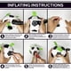 thumbnail image 5 of Hyper Pet Grab Tabs Pelota de fútbol para perros con correas (7,5 pulgadas) para interiores o exteriores; Pelota interactiva duradera para buscar con juguete de arrastre para todas las razas de perros, 5 of 5