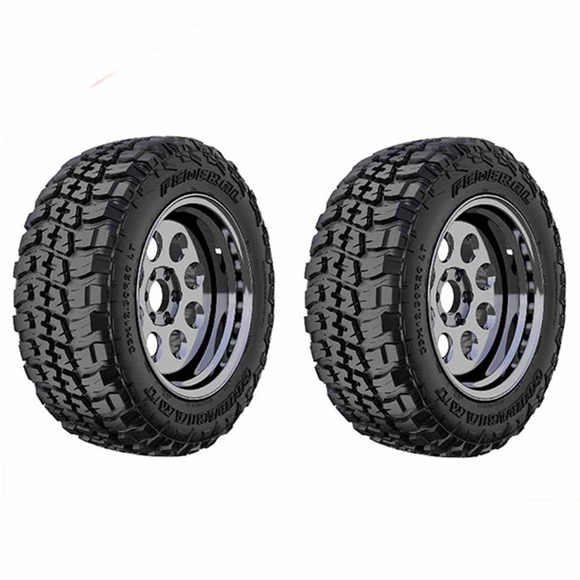New Federal Mud Terrain Tires LT315/70R17 125Q For Light Truck And SUV