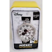 Disney Mickey Mouse Adult Analog Watch in Silver- MK8074WM