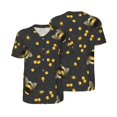 thumbnail image 6 of Rocae Bumblebee for Breathable Men's Baseball T-Shirt Fashionable Casual Baseball Jersey, Moisture-wicking Sportswear Large, 6 of 9