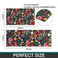 thumbnail image 7 of Pioneer Flower Floral Print Pattern Kitchen Rugs Sets Of 2,Anti Fatigue Kitchen Mat Rugs Non Slip Washable,Decorative Kitchen Floor Mats for Kitchen,Sink,Laundry,17"x30"+17"x47", 7 of 7