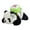 C, variant on Beautiful Mini 10inches Panda Plush Toy in Reclining Pose Elegant Stitching Hypoallergenic Fabric Great Gift for Friends Classmates Children Loved Ones
