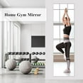 thumbnail image 4 of Wall Mirror Full Length, Acrylic Full Body Mirror for Home Gym Door,12x12 inch 4 Pack, 4 of 6