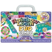 Rainbow Loom- Jewel Collection, DUO Craft Combo Set Features, 4,000 High Quality, Latex Free Rubber Bands, 150 G-Clips, 150 Beads, 2 Happy Loom, Easy Step By Step Instructions, Ages 7 and Up