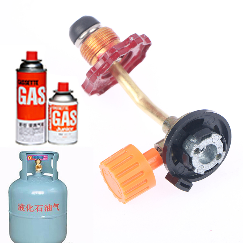 Butane Gas Cylinder Fuel Tank Filler Adapter Charging Inflatable Valve tool