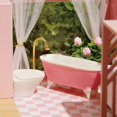 thumbnail image 4 of Casa de Muñecas en Miniatura YONGSHENG con Muebles Rosa, 4 of 5