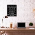 thumbnail image 2 of Stupell Industries Crazy Ones Inspirational Quote Word Black And White Design Canvas Wall Art by Daniel Sproul, 2 of 6