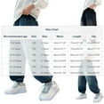 thumbnail image 3 of Wide Leg Pants Boys Straight Leg Denim Medium Large Children's, 3 of 7
