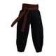 thumbnail image 4 of 1:12 Pantalones de salón para hombres a escala con cinturón, disfraz de muñeca en miniatura suelta de cosplay deportivo para 6 '' cifras de acción, cinturón marrón, 4 of 10