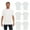 6 Pack White, variant on BILLIONHATS Men’s Cotton T-Shirt 6 Pack, Big Tall Short Sleeve Lightweight Tees for Men, Packs of Bulk T-Shirts (5X-Large)