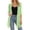 Light Green, variant on Long Sheer Chiffon Cardigans for Women Half Sleeve Light See Through Dusters Casual Loose Kimono Cardigan Capes(Gold,L)