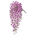 thumbnail image 1 of Flor de vid violeta artificial, planta violeta colgante falsa para primavera, verano, interior, exterior, pared, hogar, jardín, patio, boda, fiesta, decoración, 1 of 8