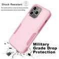 thumbnail image 5 of Apple iphone 15 Phone Case with Tempered Glass Screen Protector, eBizWare Shockproof Case Cover for iphone 15, Heavy Duty Armor Full Body Protective Case -Rose Gold, 5 of 8