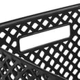 thumbnail image 6 of (4 pack) Mainstays Cube Black Decorative Plastic Storage Basket, 13 in x 11 in, 6 of 6