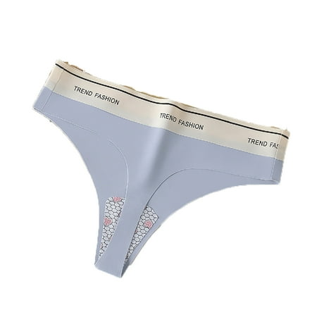 BZGTZT Thongs for Women G-String Comfortable Thong Panties Seamless High Elastic Bikini Underwear Everyday Soft T-back
