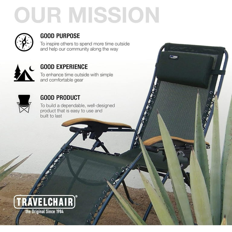 Travel Chair Lounge Lizard Model - Black - Walmart.com