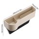 thumbnail image 3 of Estuche multifuncional de fibra de carbono organizador para espacio de asiento de automóvil (conductor beige), 3 of 5