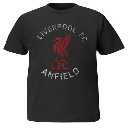 Liverpool Football Club Youth Black Softhand Logo