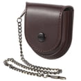 thumbnail image 5 of Pu Watch Pouch Chain Design Watch Container Bocket Watch Case de relojes portátiles de bolsillo portátil, 5 of 5
