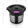 thumbnail image 4 of Reusable K Cups for Keurig, 6-Pack Refillable Coffee Filter Pods for Keurig 1.0 and 2.0 Brewers with Cleaning Brush, 4 of 6