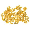 thumbnail image 1 of MERIGLARE 100pcs Dreadlock Beads Hair Rings Adjustable Hair Braid Cuffs Clip Gold, 1 of 9