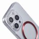 thumbnail image 5 of For iPhone 14 Pro Max Case Compatible with MagSafe CD Vein TPU Acrylic Phone Cover - Green, 5 of 5