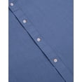 thumbnail image 2 of sogami Men's Long Sleeve Cotton Linen Shirts Band Collar Button Down Shirt, 2 of 7