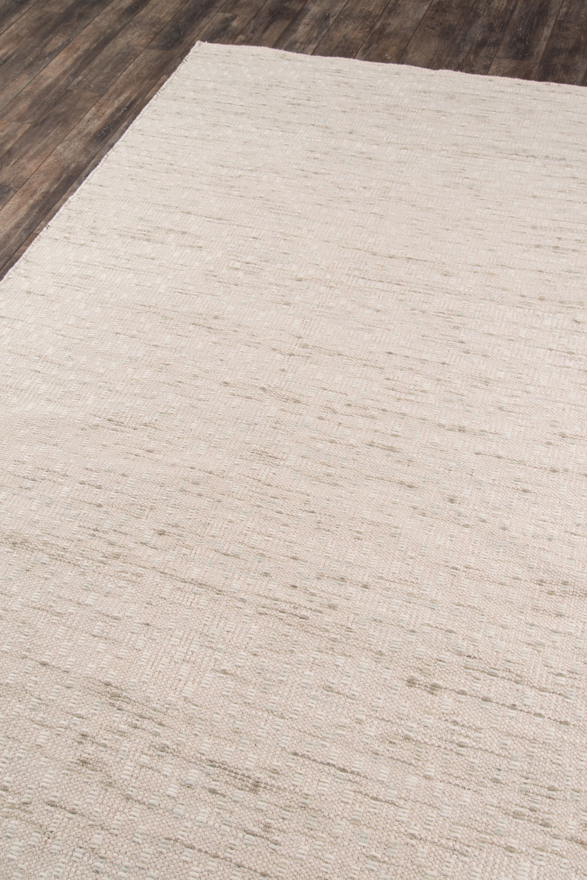 Erin Gates by Momeni Dartmouth Bartlett Beige Hand Made Wool Area Rug 5' X 8'