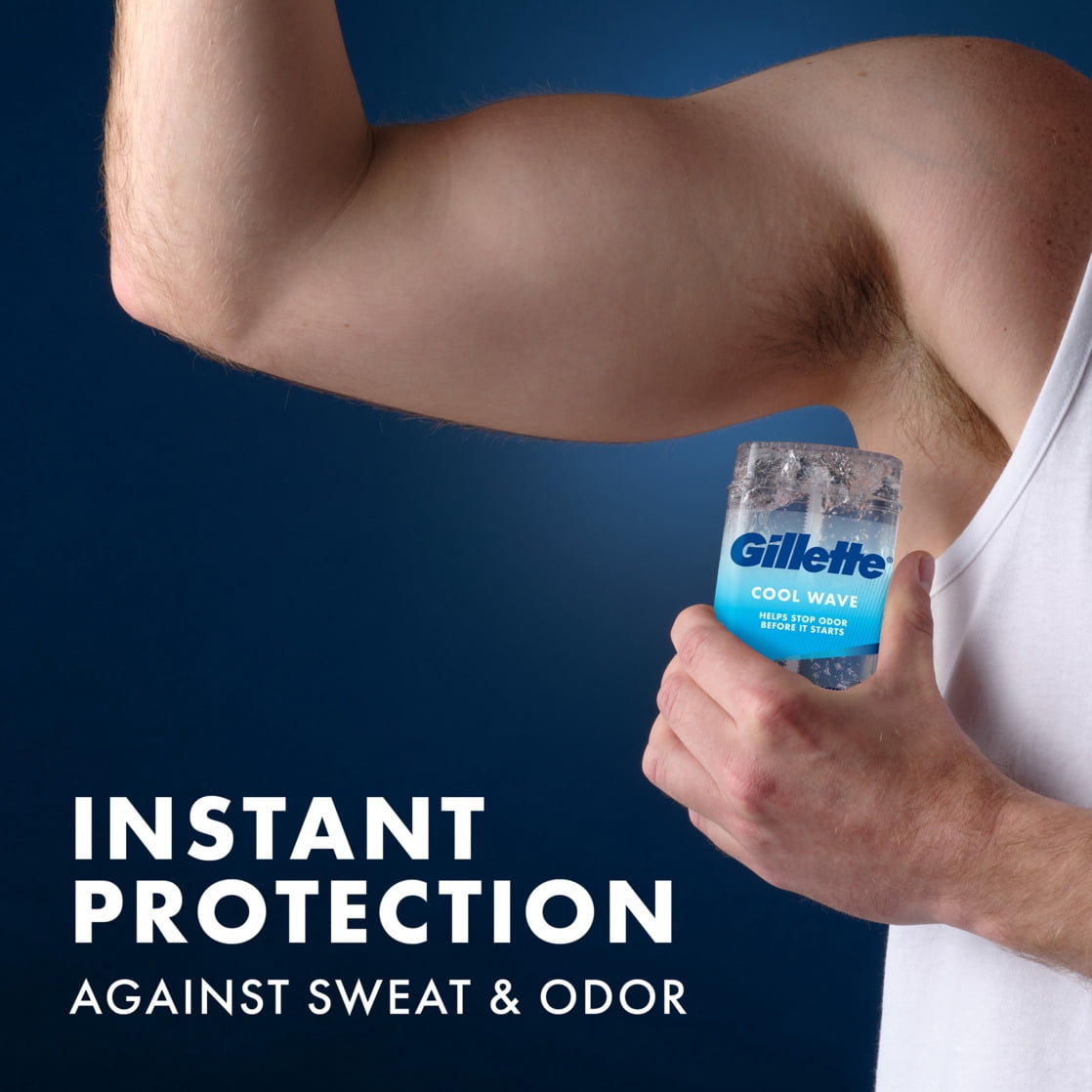 Gillette Clinical Protection Clear Gel Antiperspirant and Deodorant for Men Cool Wave Scent 2.6oz