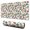 Christmas Ornament Pine, variant on 31.5x15.7 Inch Gaming Mouse Pad, Non-Slip Stitched Rubber Desk Mat for Desktop & Laptop,Christmas Ornament Pine Branch White Pattern